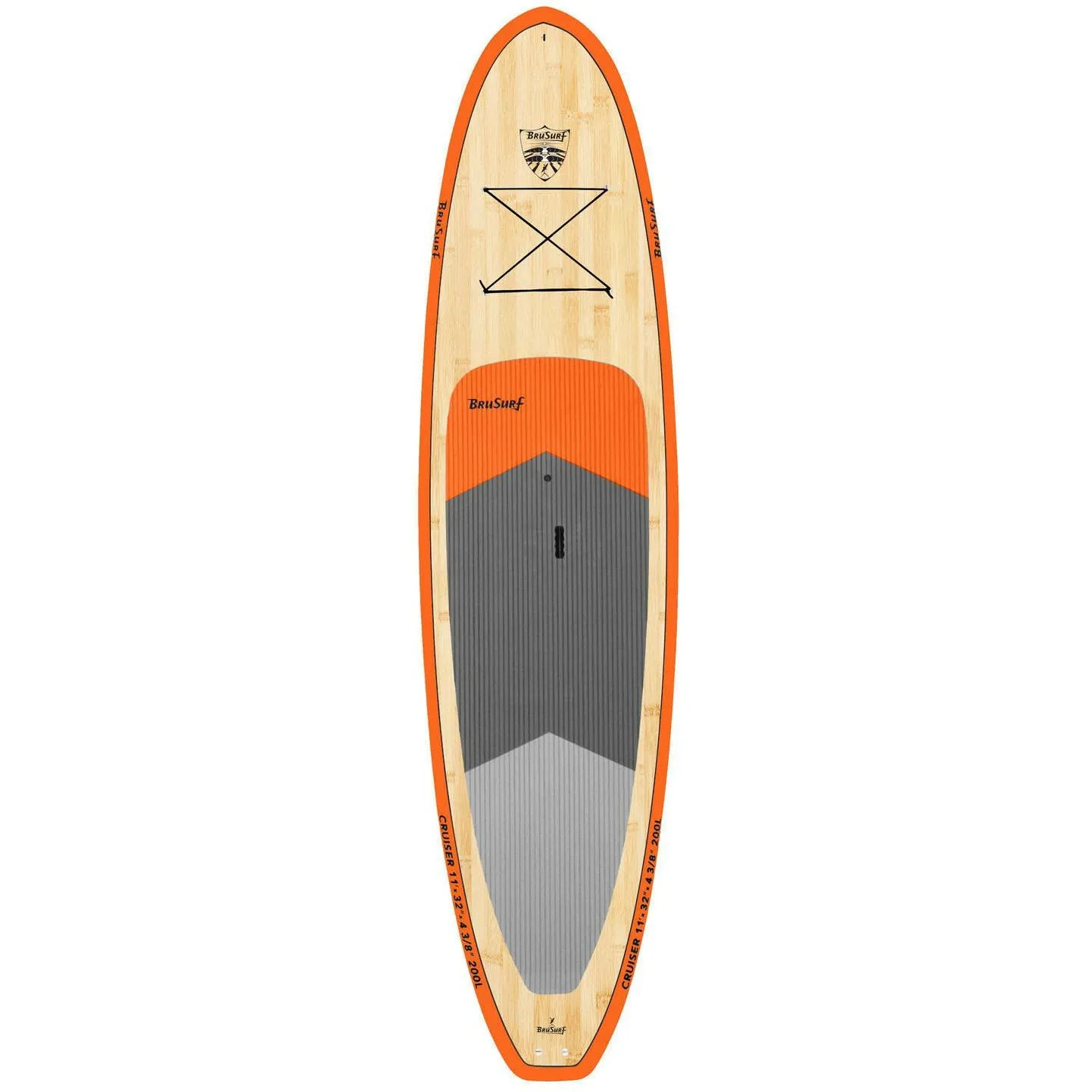 11' 6" BruSurf Cruiser Standup Paddleboard Bamboo