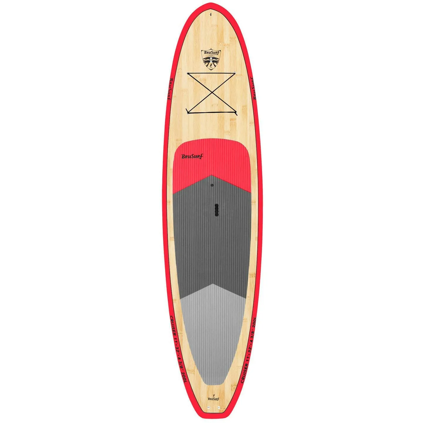 11' 6" BruSurf Cruiser Standup Paddleboard Bamboo