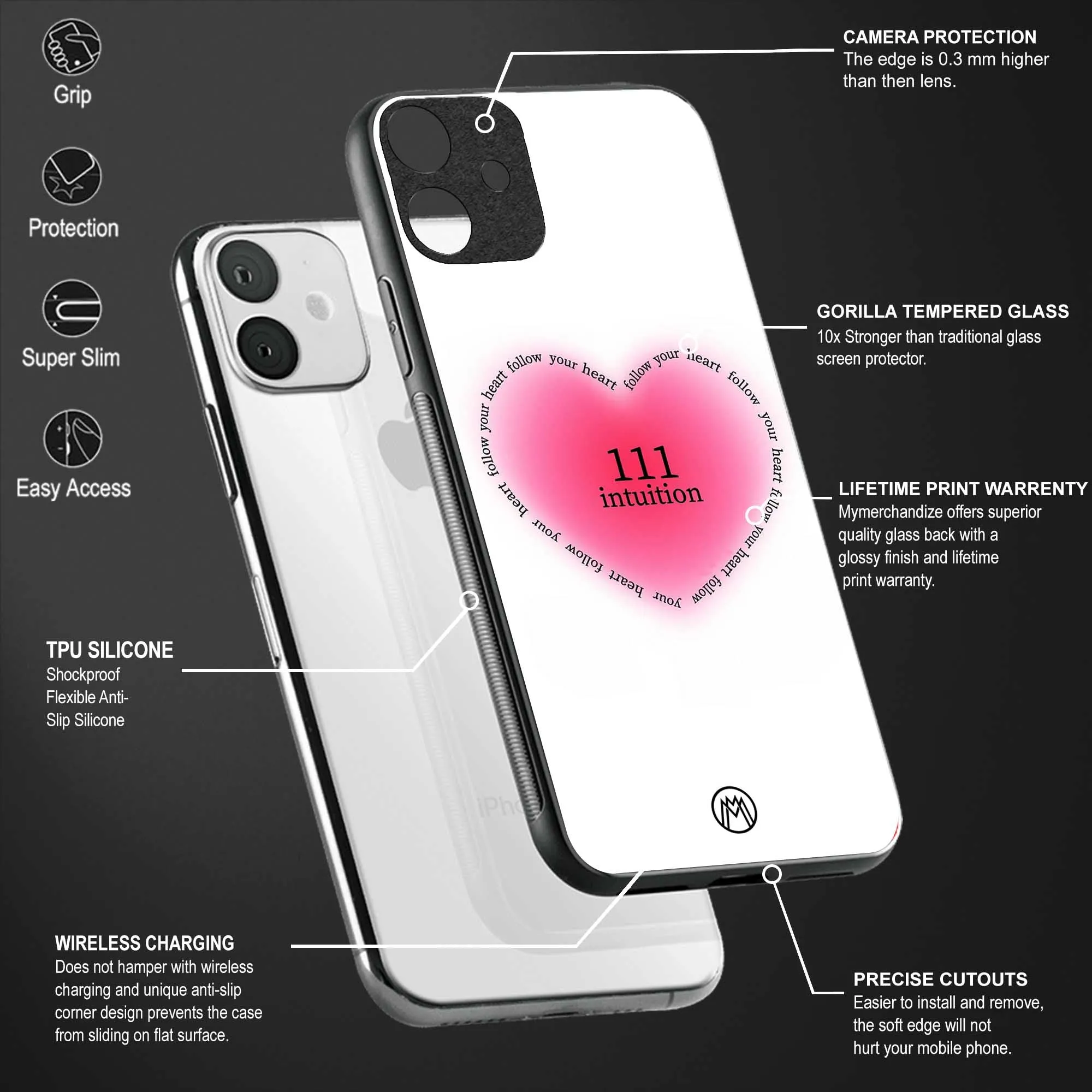 111 Intuition Phone Case for Oppo F19 | Glass Case