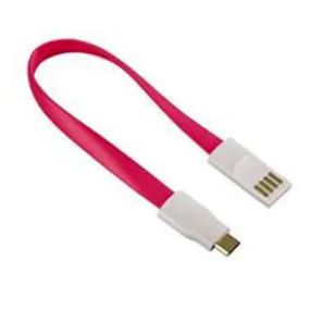 12-Inch Magnetic Micro USB Cable (Pink)