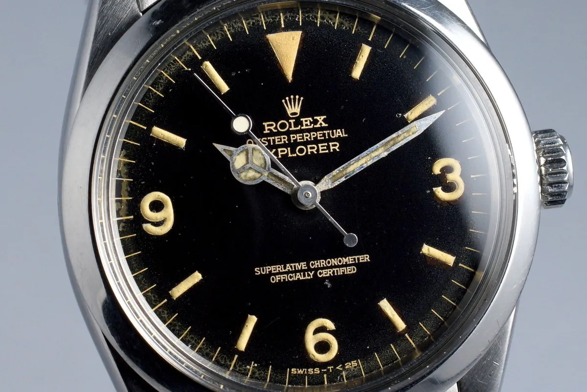 1966 Rolex Explorer 1 1016 Gilt Dial