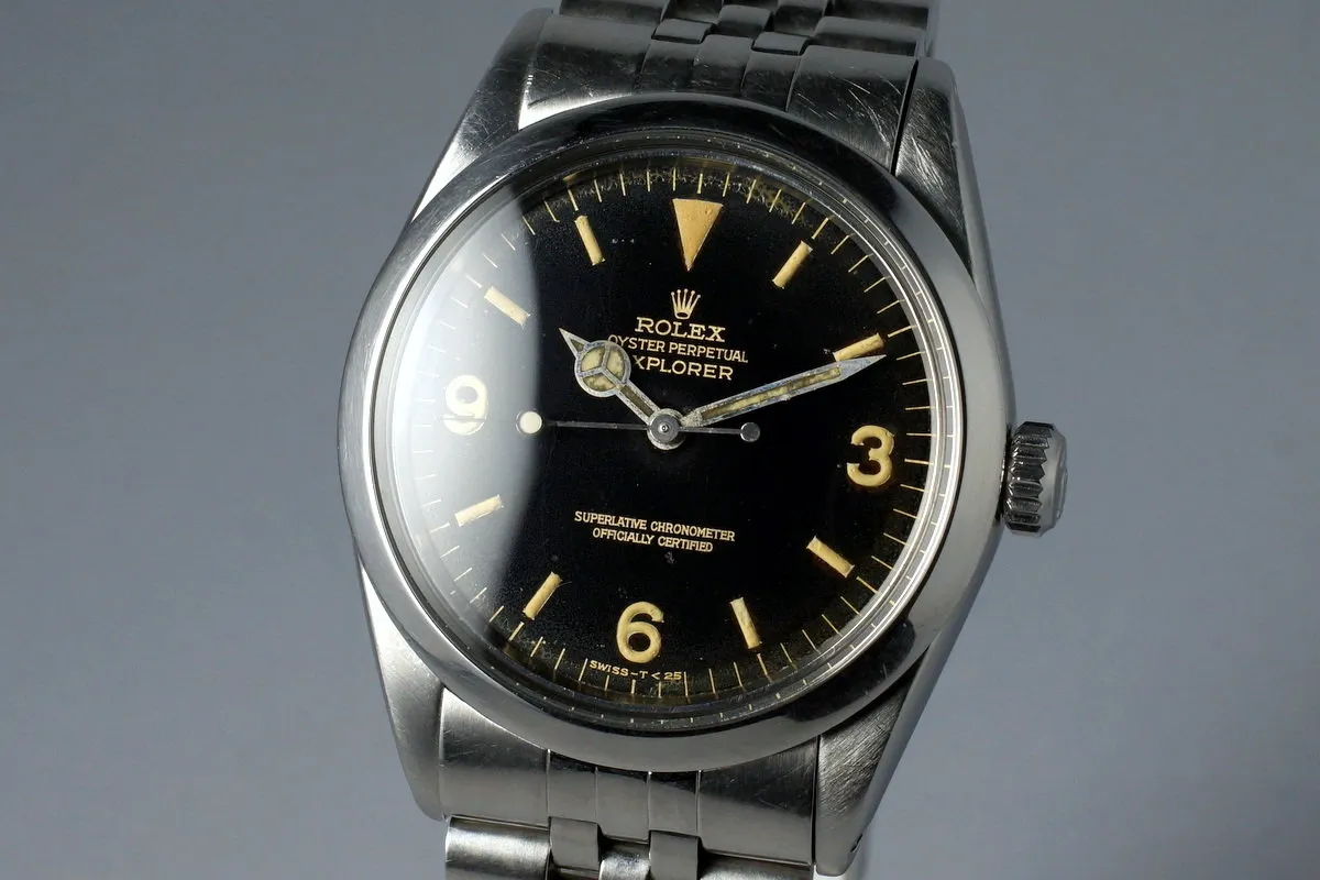 1966 Rolex Explorer 1 1016 Gilt Dial