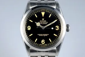 1966 Rolex Explorer 1 1016 Gilt Dial