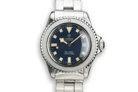 1968 Tudor Submariner "Snowflake" 7021/0. Blue Dial with Ghost Bezel