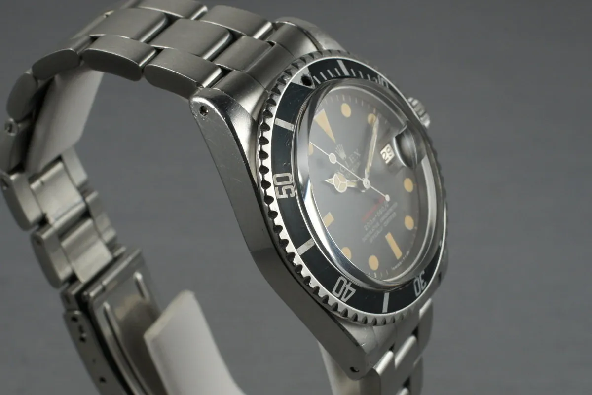 1969 Rolex Red Submariner 1680 Mark III Meters First