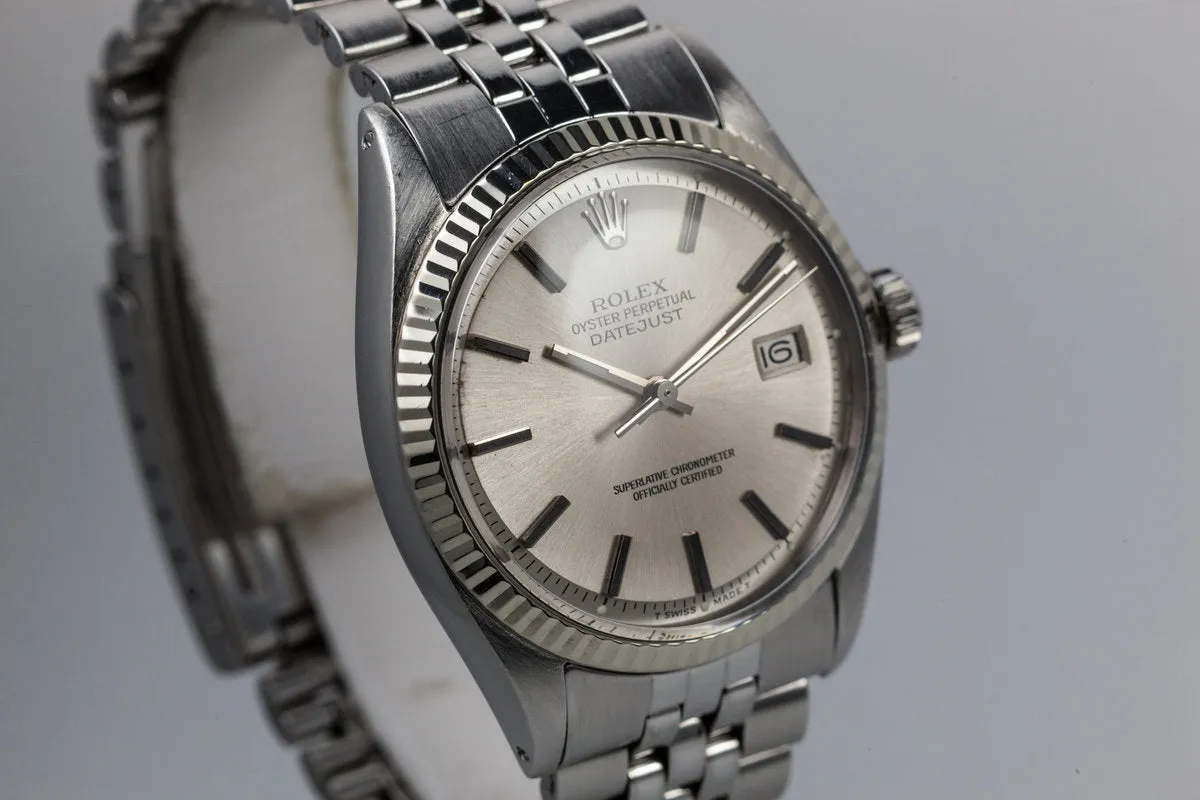 1972 Rolex DatJust 1601 Silver Dial