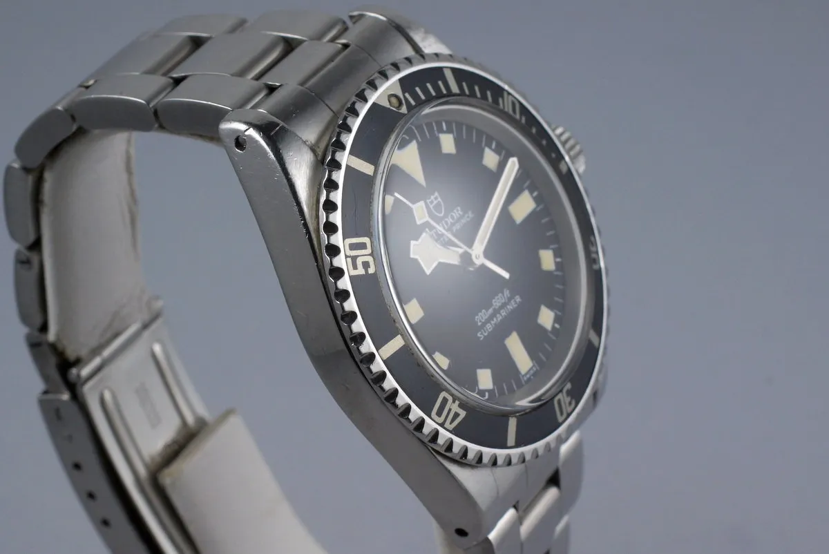 1972 Tudor Submariner 7016/0 Black Snowflake Dial