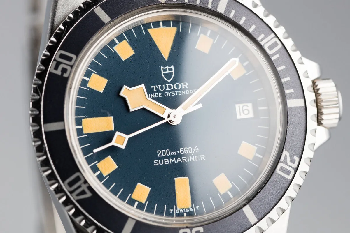 1975 Tudor Snowflake Submariner 94110/0 Blue Dial