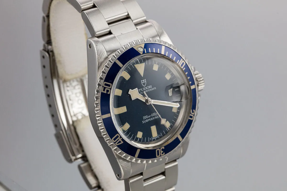 1981 Tudor Snowflake Submariner 94110 Blue Dial