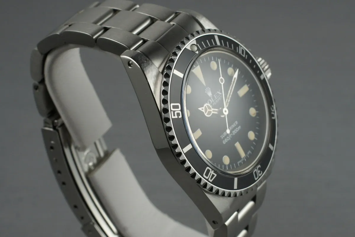 1982 Rolex Submariner 5513 Mark IV with Box and Papers