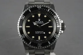 1984 Rolex Submariner SPIDER Dial 5513