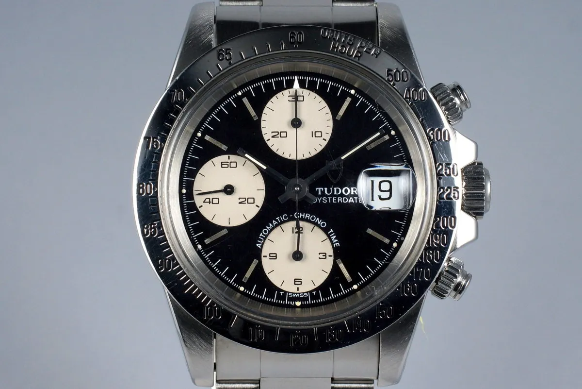 1993 Tudor Chronograph Big Block 79180 Black Dial