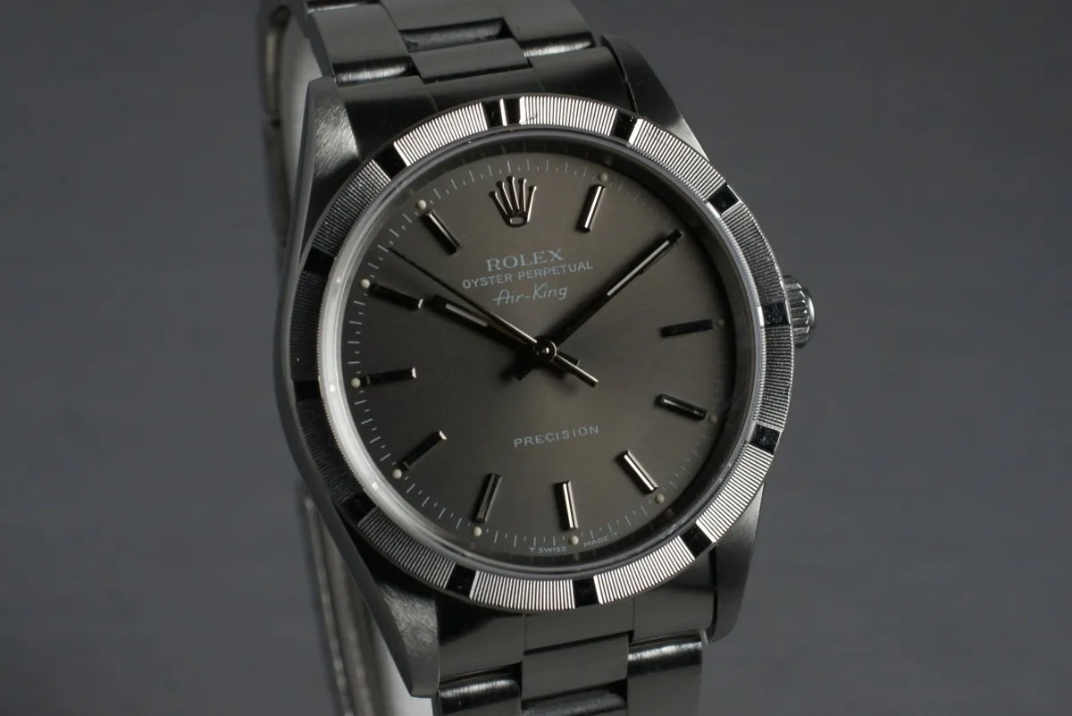 1995 Rolex Air-King 14010 Gray Dial