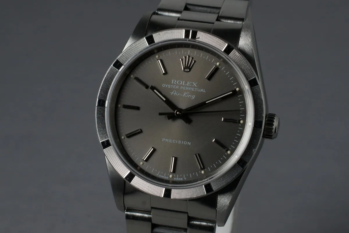 1995 Rolex Air-King 14010 Gray Dial