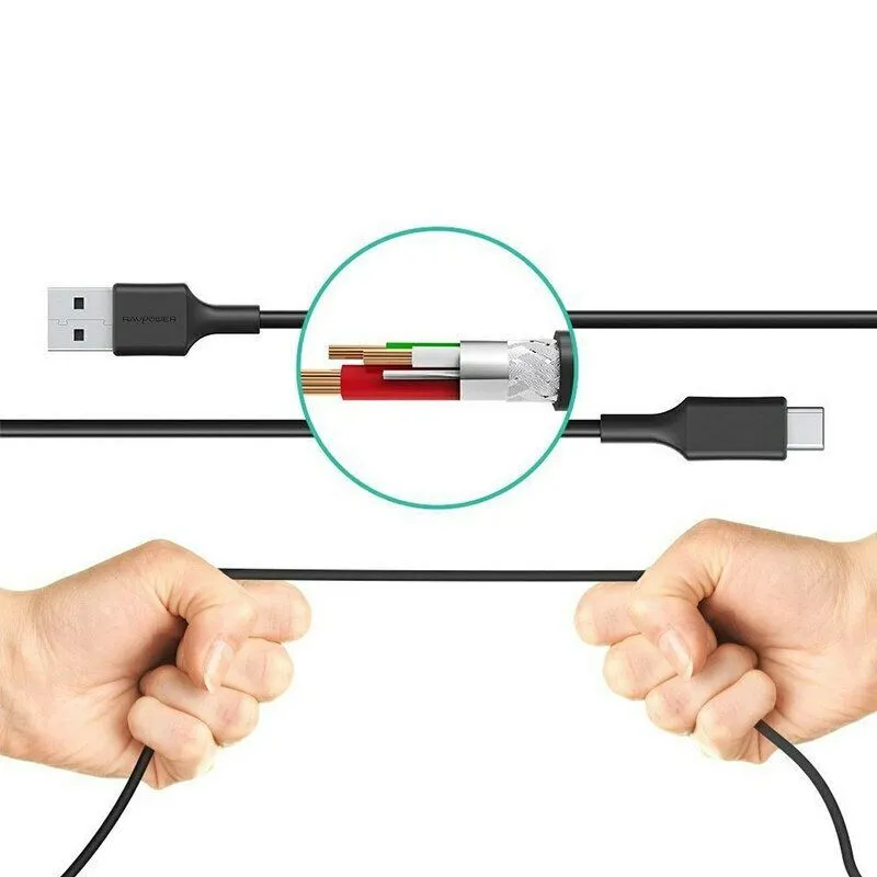 1m 20AWG Fast charging Rapid charge 4A current Micro USB Data Charger Cable