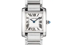 2003 Cartier Ladys Quartz Tank W51008Q3 with Papers