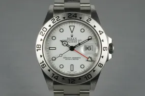 2010 Rolex Explorer II 16570 with Box and Papers with 3186 movement