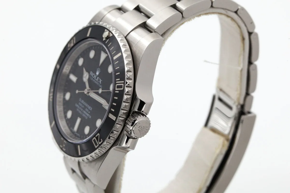 2013 Rolex Ceramic Submariner 114060 with Box and Papers