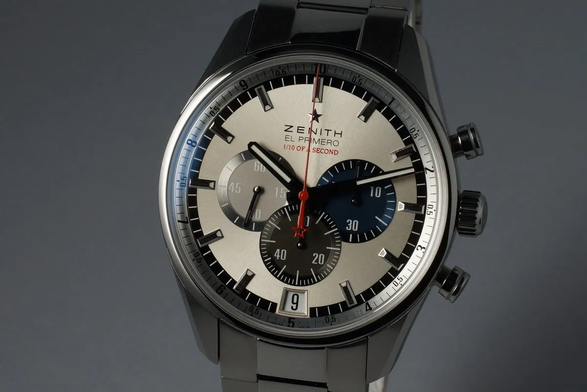 2015 Zenith El Primero 03.2041.4052 Striking Tenths with Box and Papers