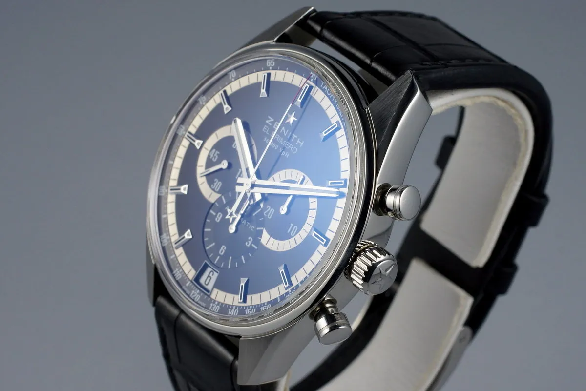 2015 Zenith El Primero 36,000 VPH 03.2040.400 with Box and Papers