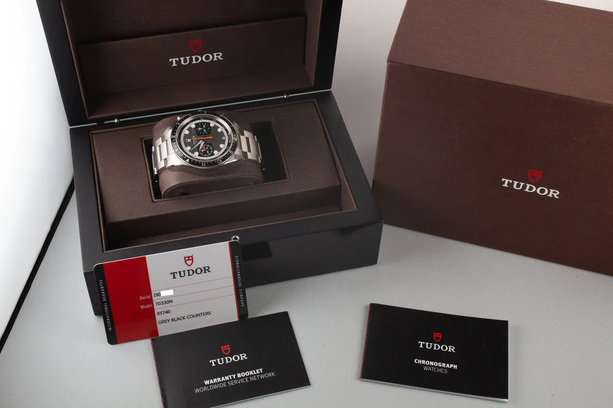 2018 Tudor Heritage Chrono Grey Dial 70330 with Box and Card