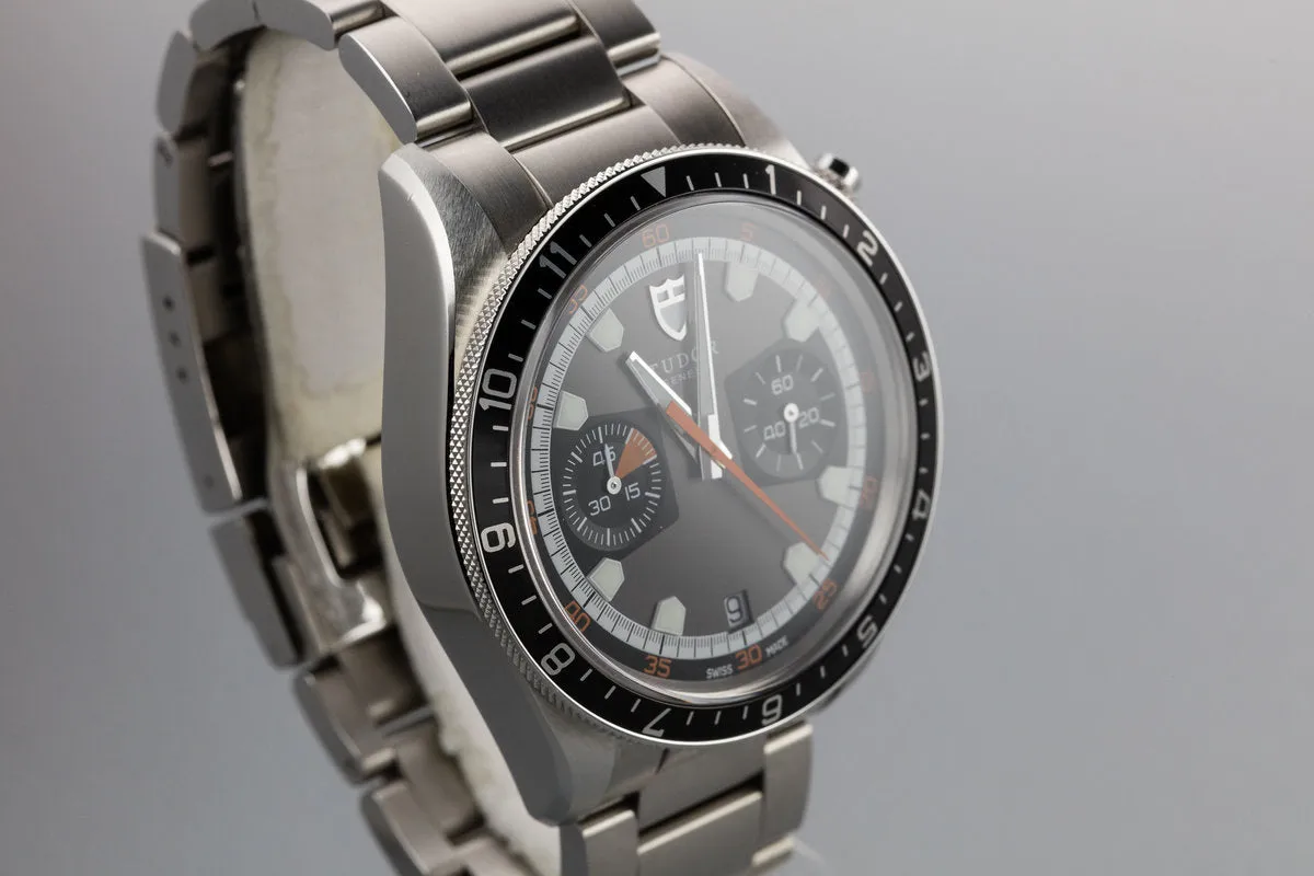 2018 Tudor Heritage Chrono Grey Dial 70330 with Box and Card