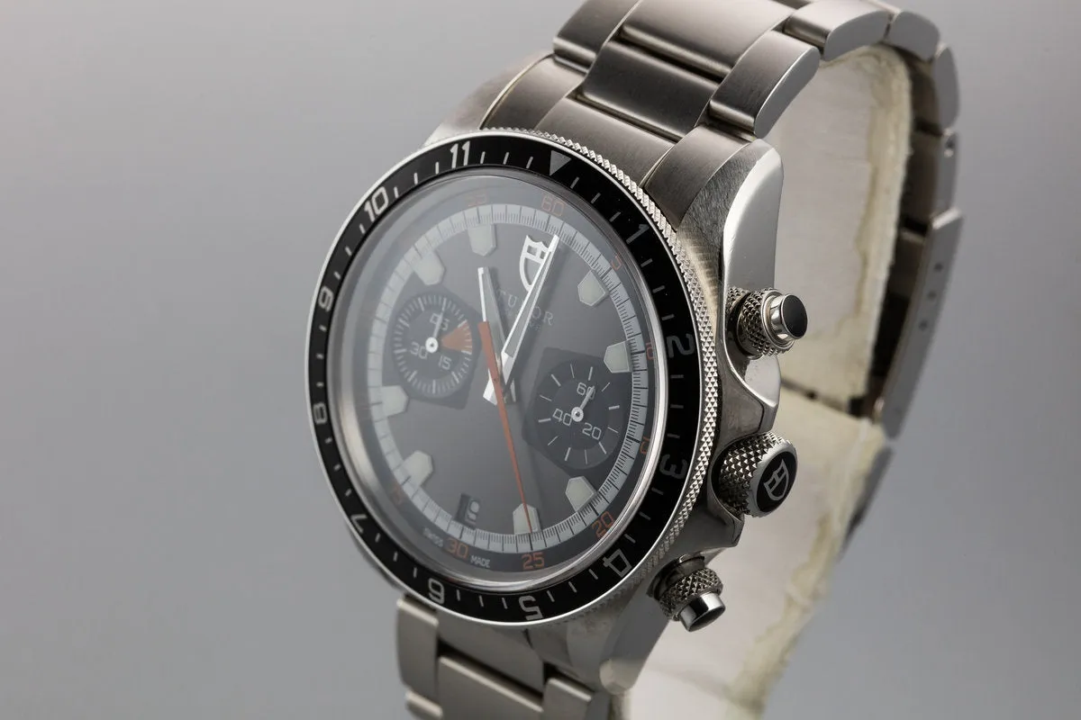 2018 Tudor Heritage Chrono Grey Dial 70330 with Box and Card