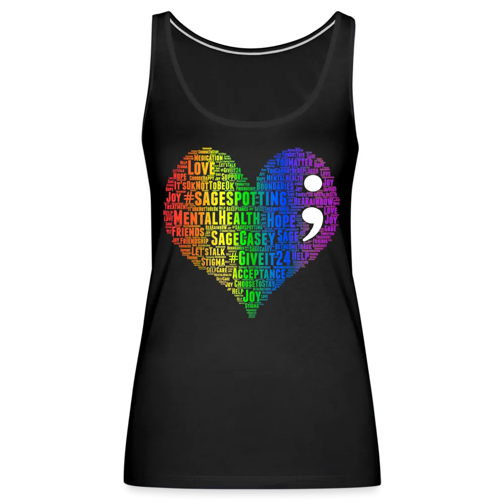 2023 Rainbow Party HEART Tank Womens