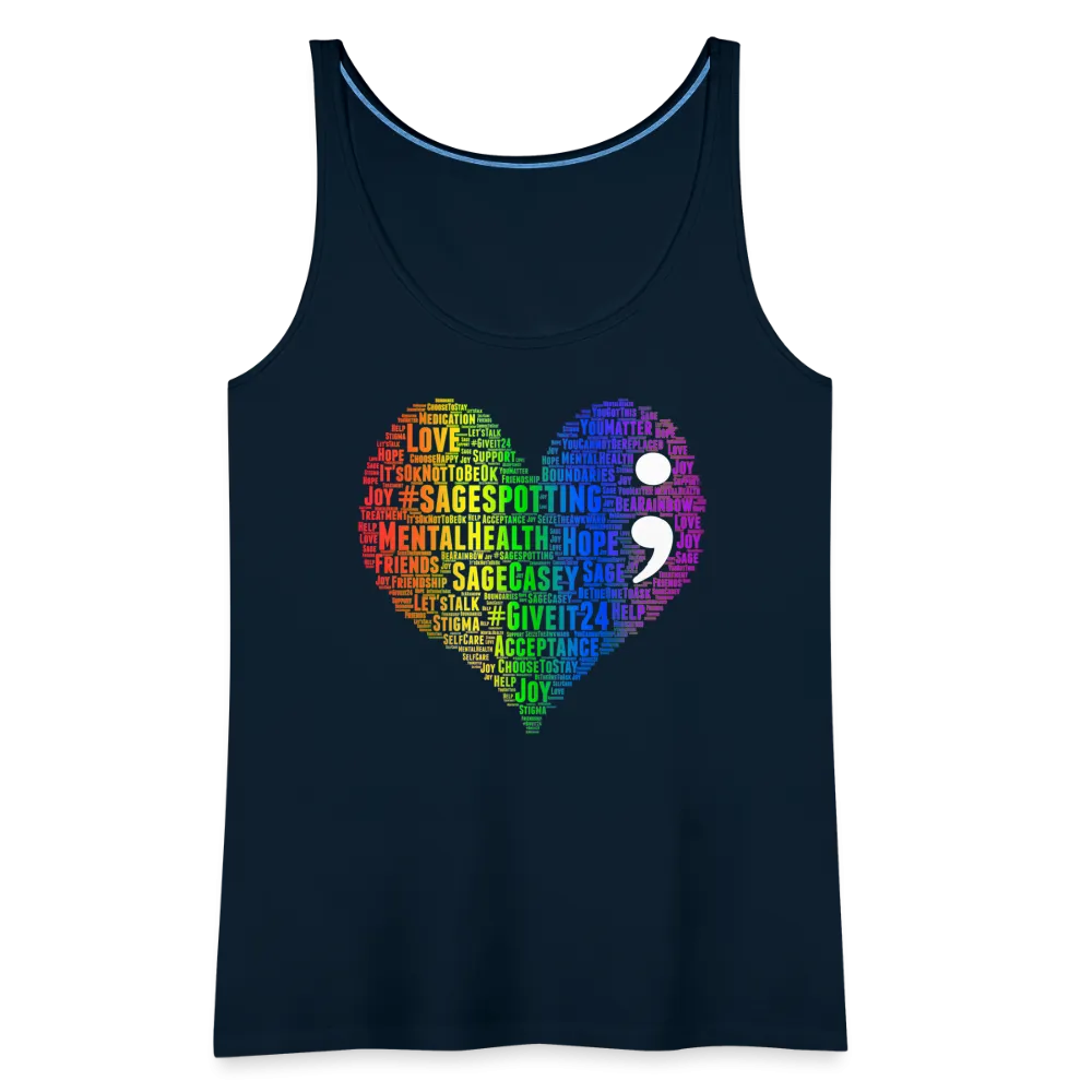 2023 Rainbow Party HEART Tank Womens