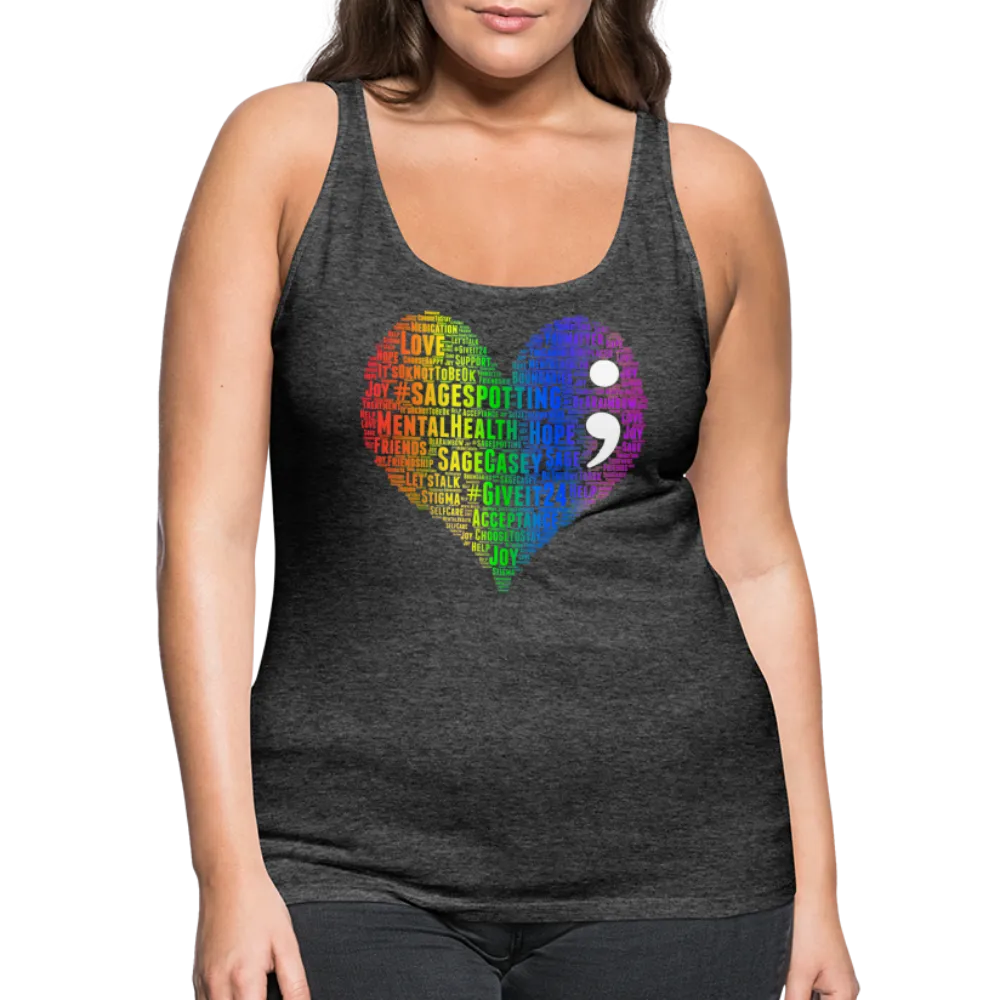 2023 Rainbow Party HEART Tank Womens