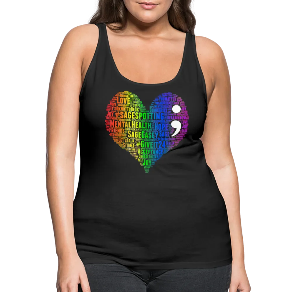 2023 Rainbow Party HEART Tank Womens