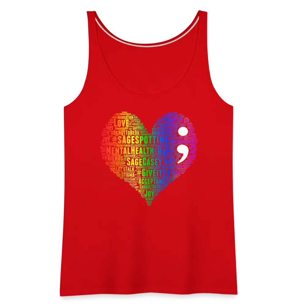 2023 Rainbow Party HEART Tank Womens