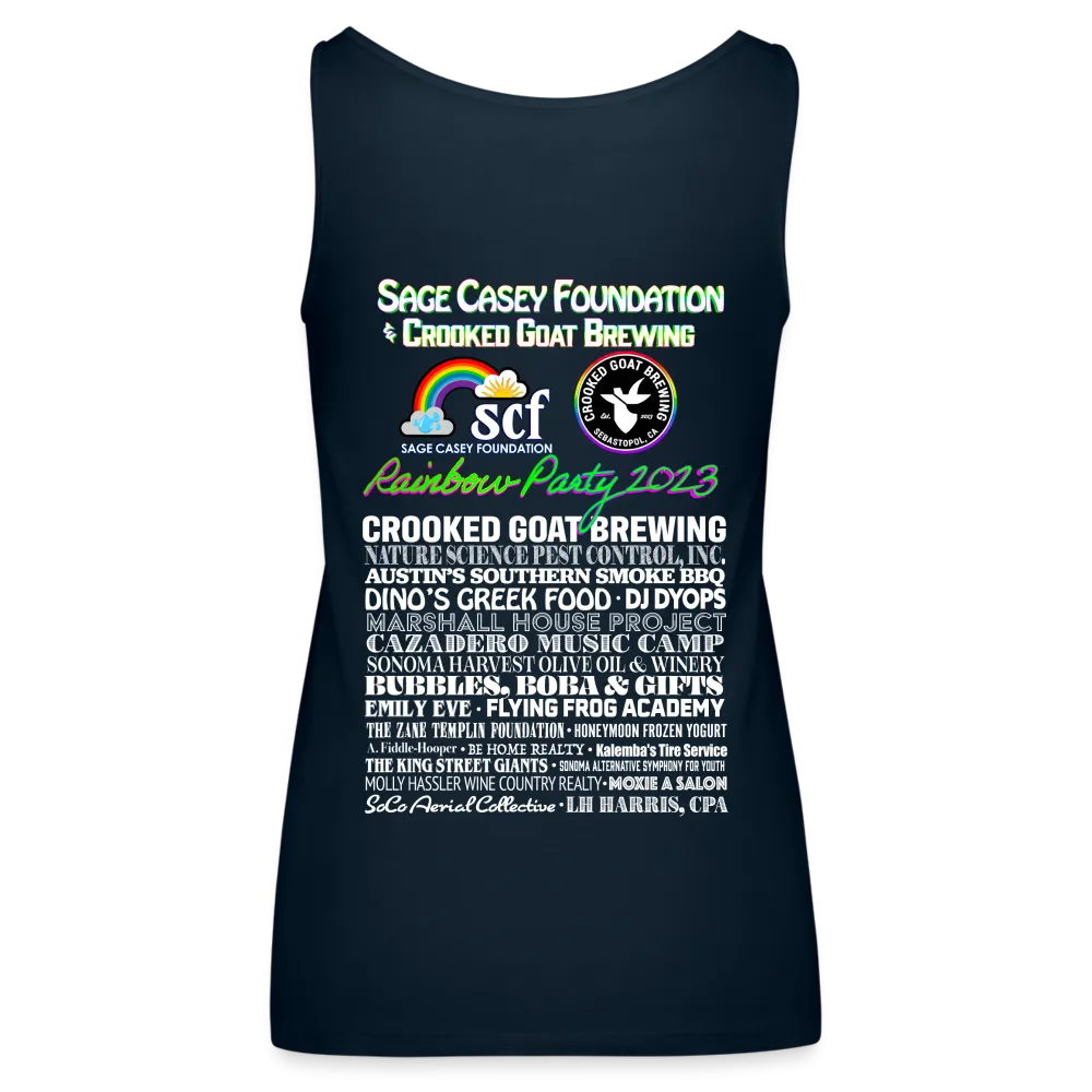 2023 Rainbow Party HEART Tank Womens