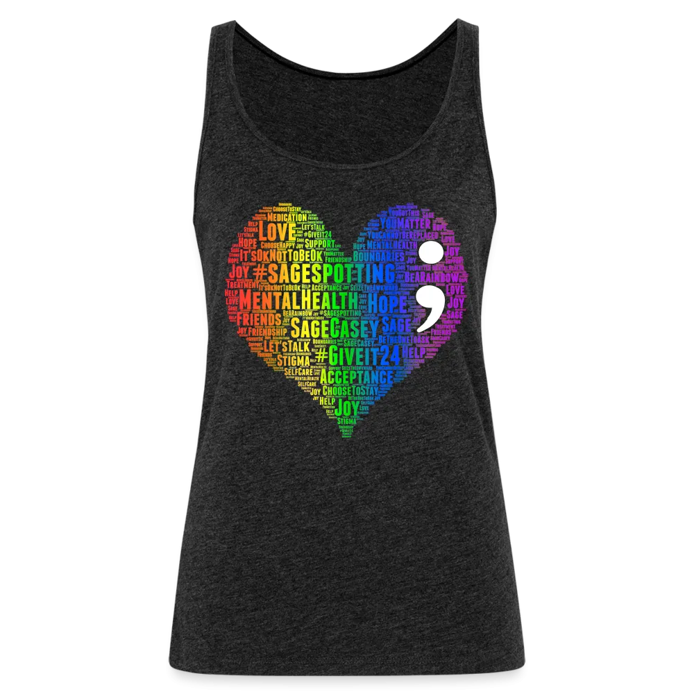 2023 Rainbow Party HEART Tank Womens