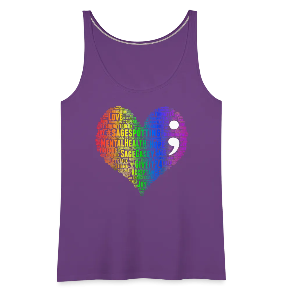 2023 Rainbow Party HEART Tank Womens