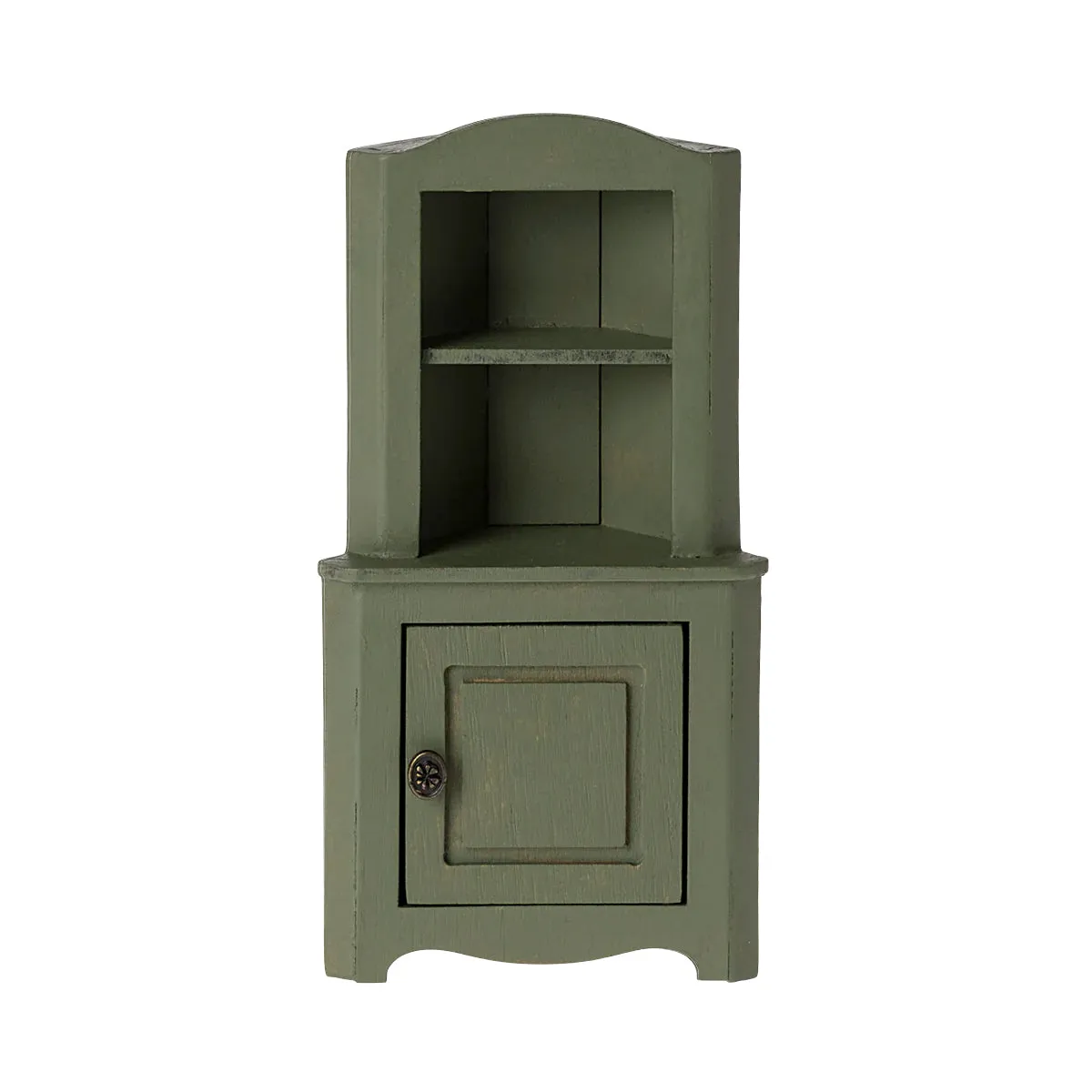 2024 Maileg Mouse Dark Green Corner Cabinet