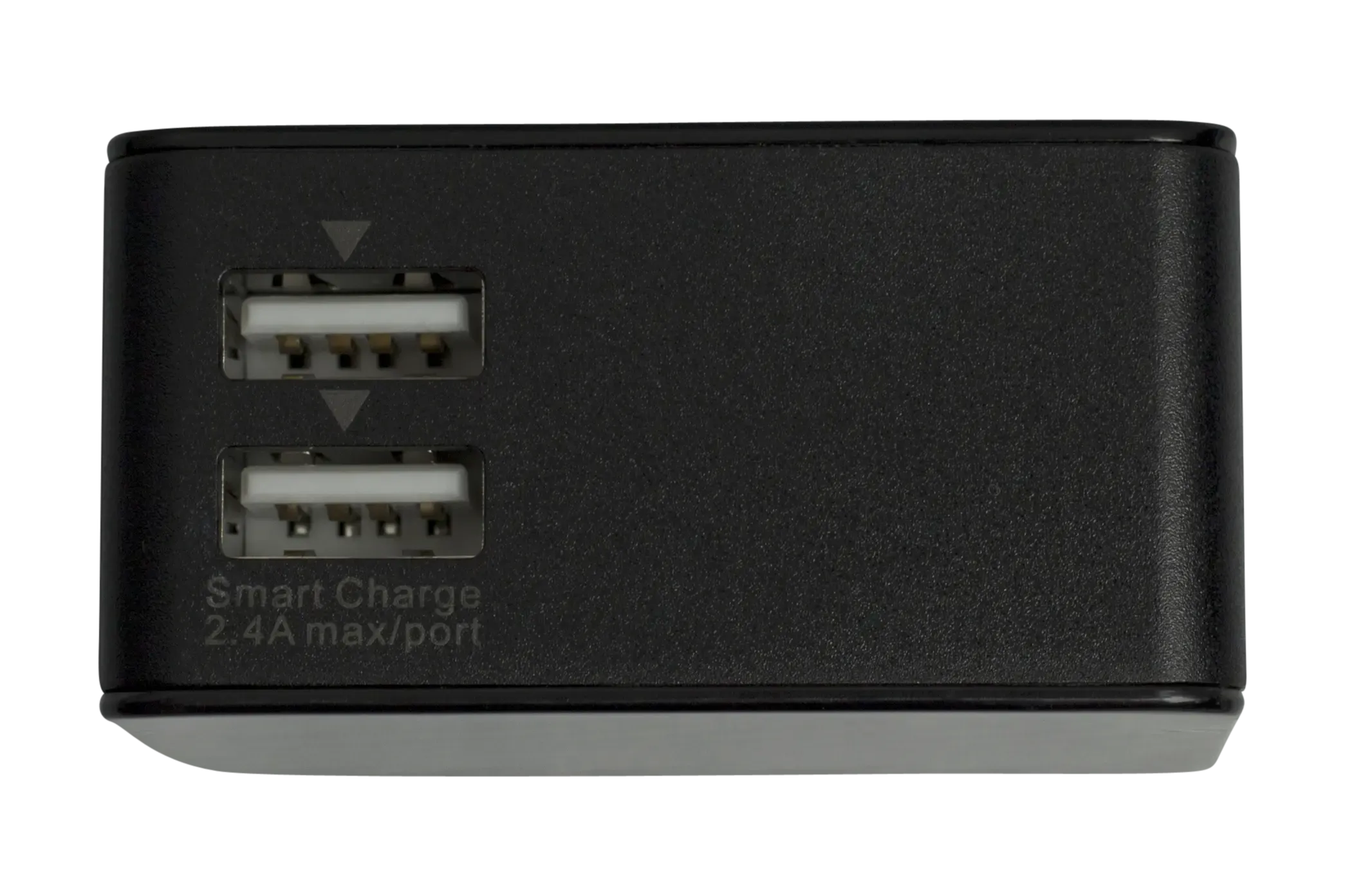 2.4A Smart Wall Charger - Dual Port/Black