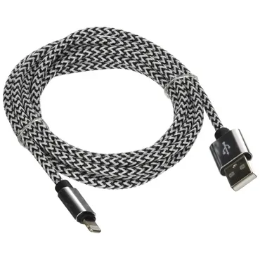 (3 Pack) Braided Paracord iPhone Lightning Cable 3 ft