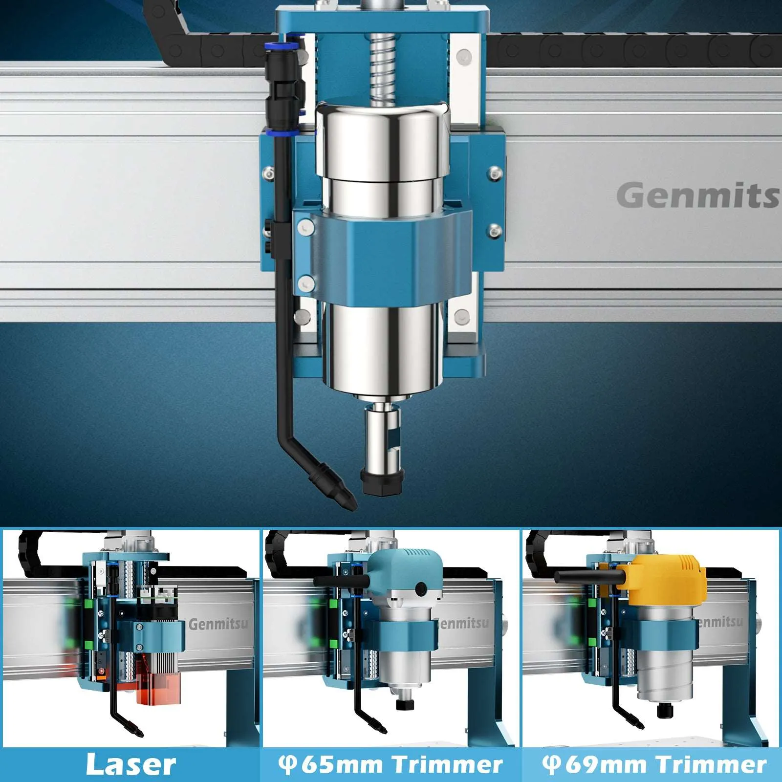 3030-PROVer MAX Desktop CNC Router for High Precision Metalworking, with Linear Guide & Ball Screw Motion