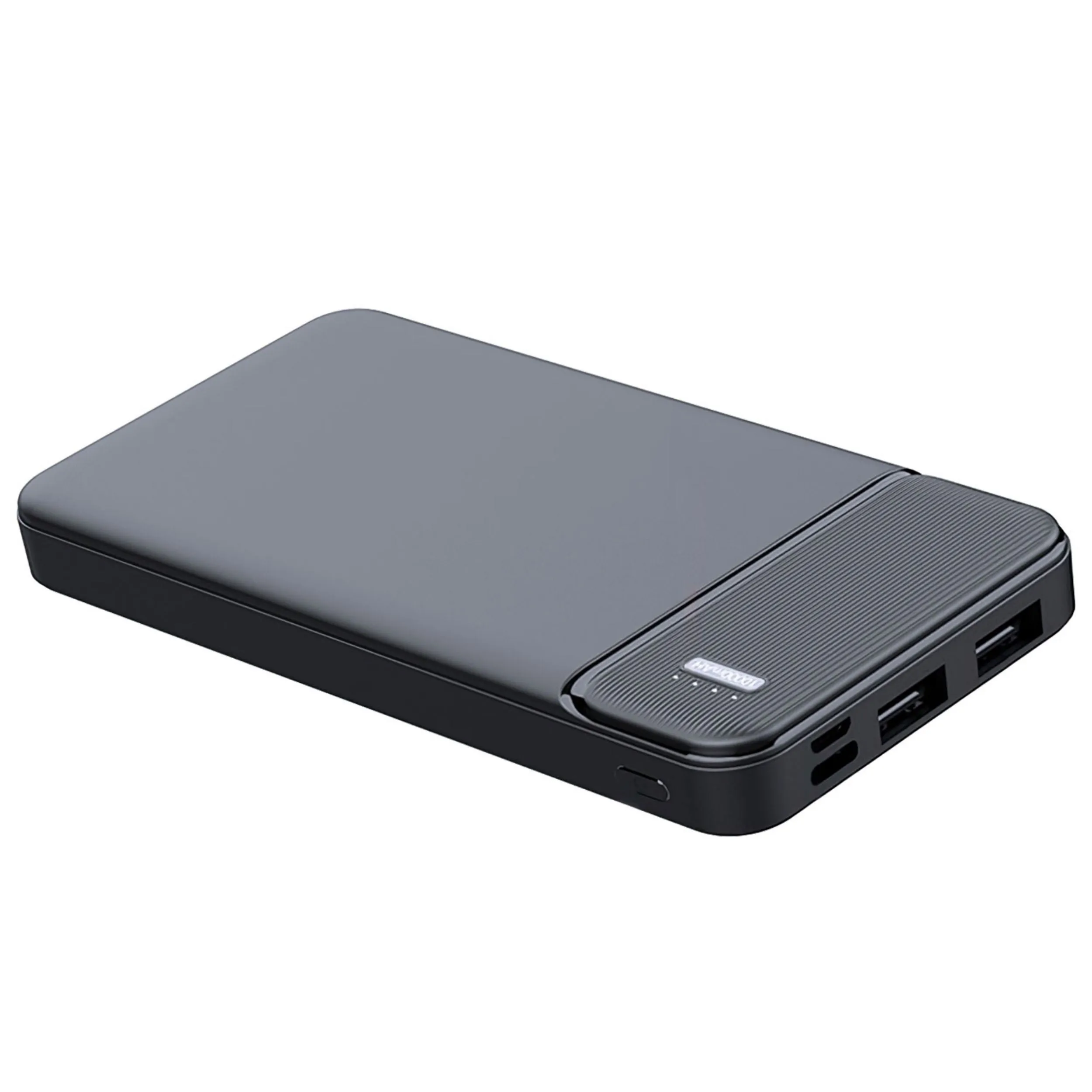 30k mAh PD 22.5W Power Bank Fast Charger  1 Micro USB. For iOS 13/12 and Samsung S21. Portable & compatible with various devices. - Black - 30000mAh