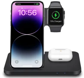 3in1 Wireless Fast Charger Dock Station