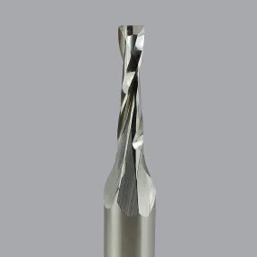 52-703, 0.125" Dia, 0.5" LOC, 0.25" Shank Dia, 2" OAL, 2 Flute Router Bit