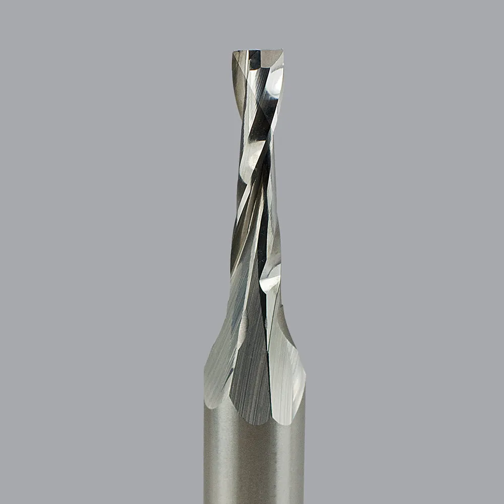 52-703, 0.125" Dia, 0.5" LOC, 0.25" Shank Dia, 2" OAL, 2 Flute Router Bit