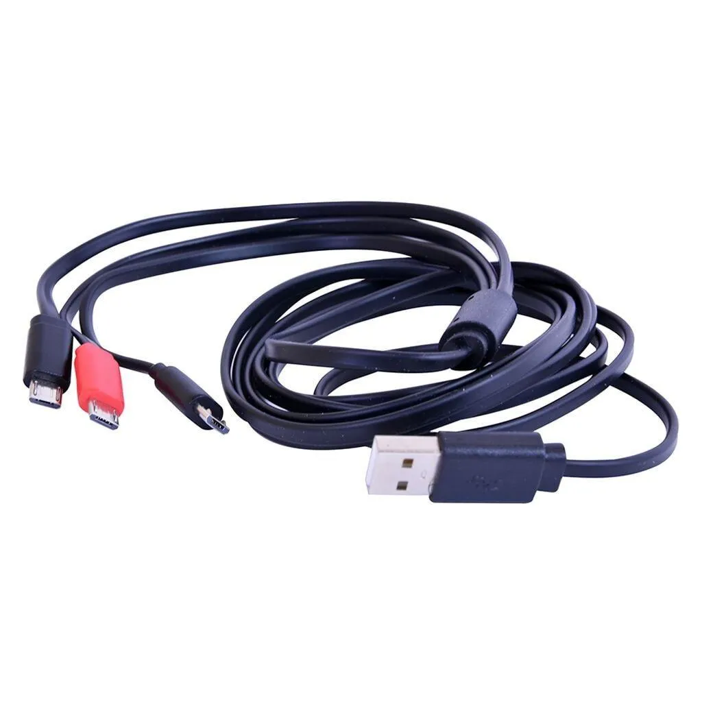 6’ Triple Micro USB Cable, Type-A to 3x Micro USB