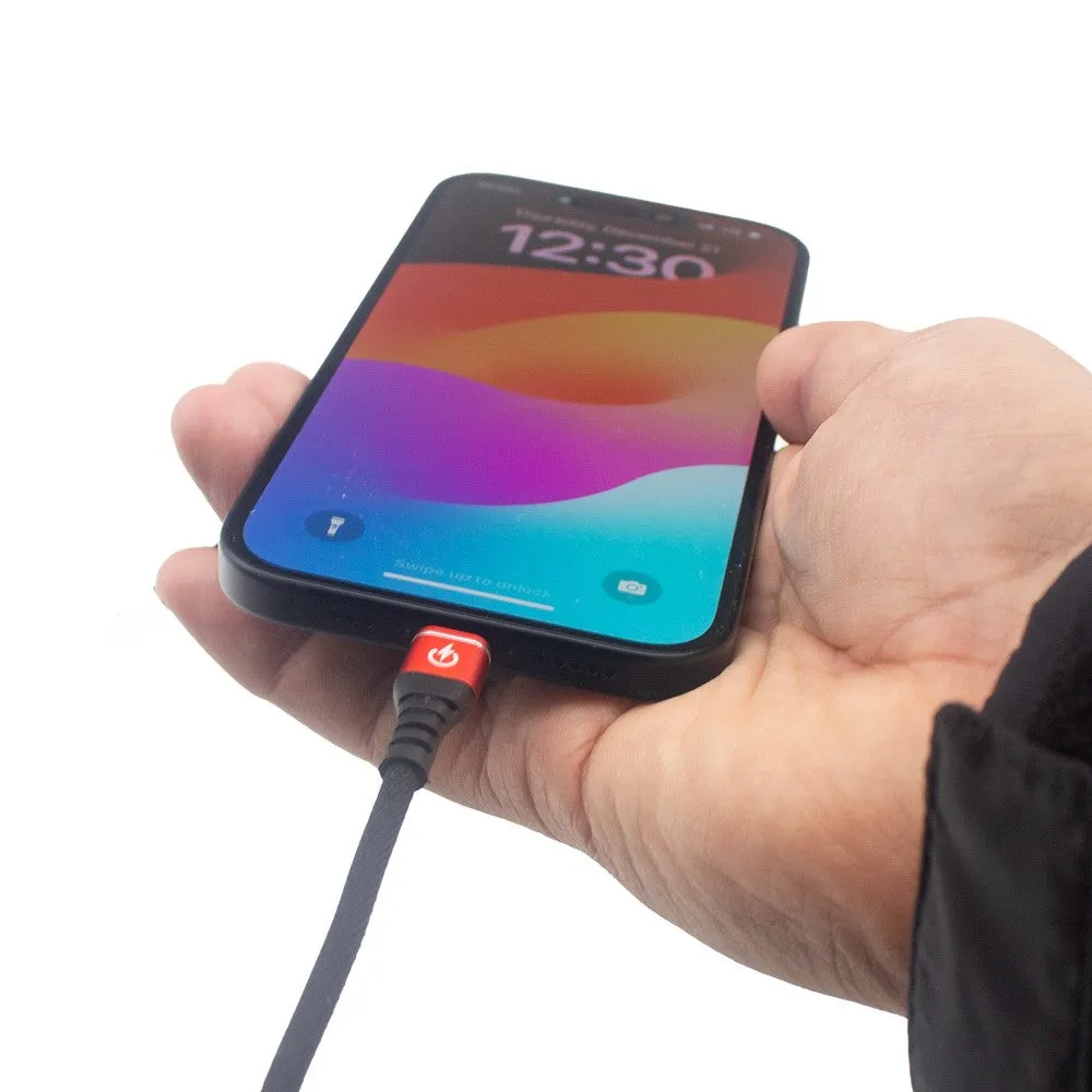 7 1/2" Phone Charging and data Cable USB to Lightning