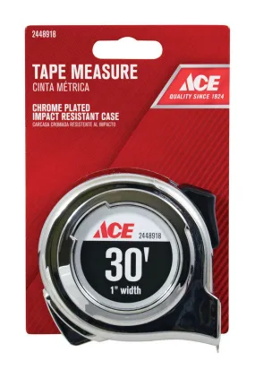 Ace 30 ft. L X 1 in. W Tape Measure 1 pk