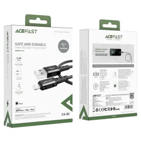 Ace Fast Cable Charger Type A to Lightning, Black