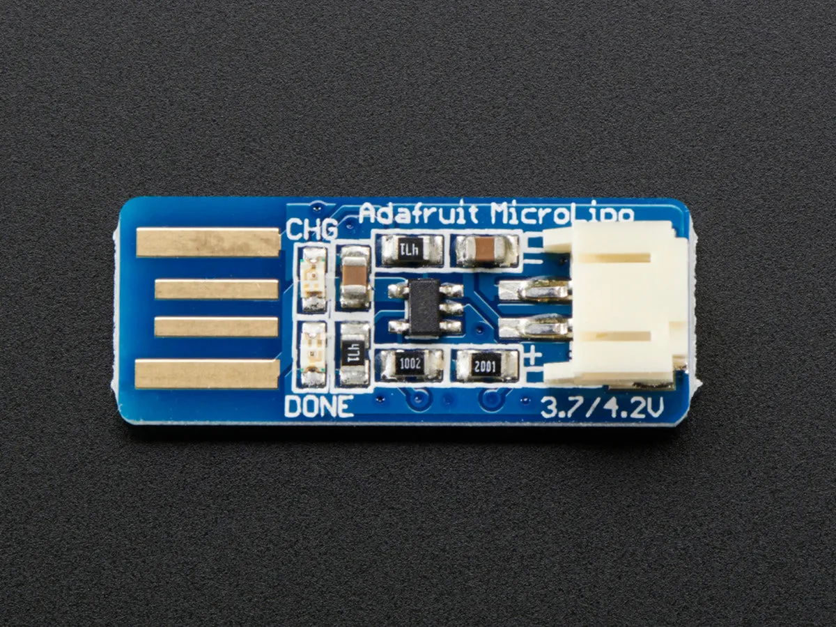 Adafruit Micro Lipo - USB LiIon/LiPoly charger