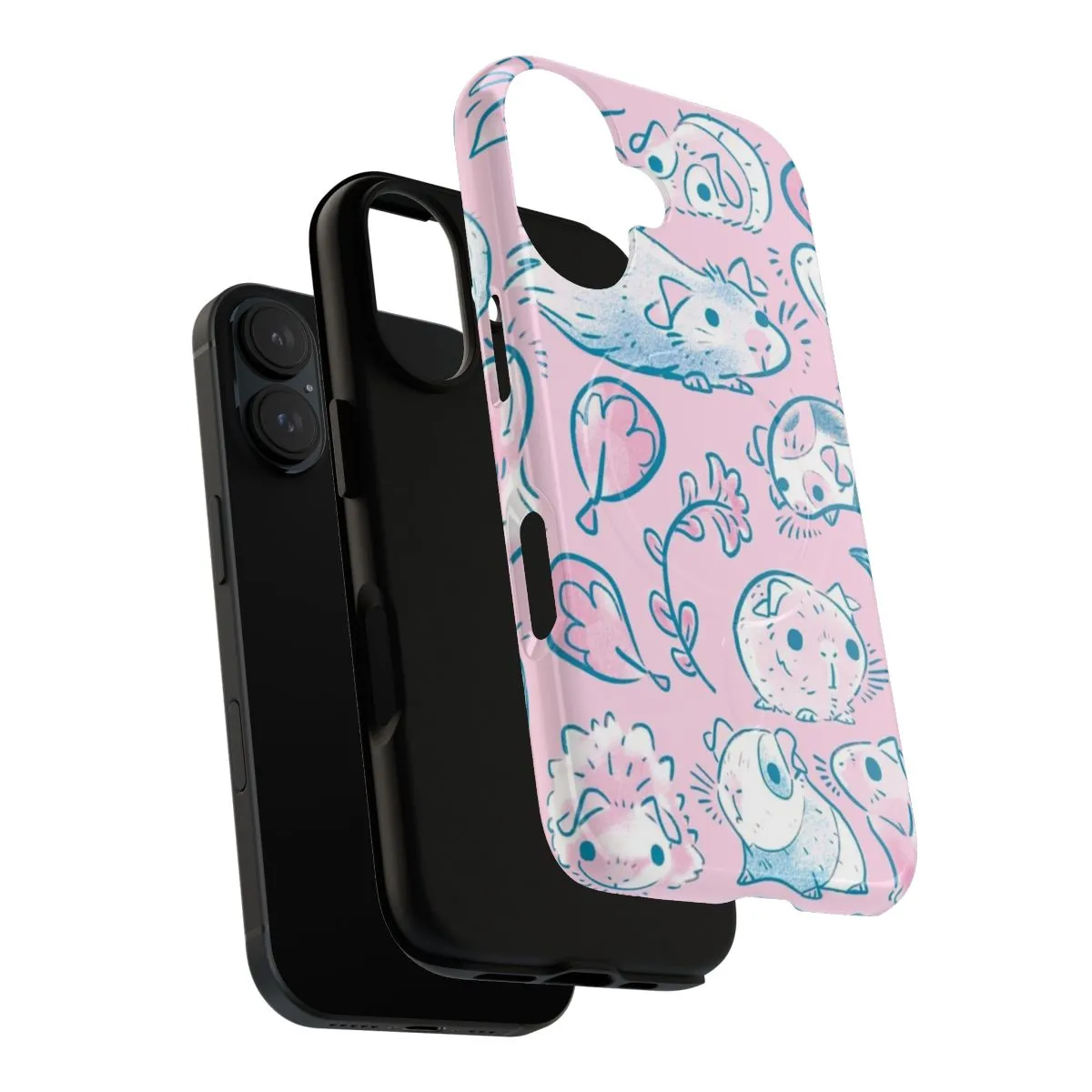 Adorable Guinea Pig Pattern Magnetic Tough Phone Case