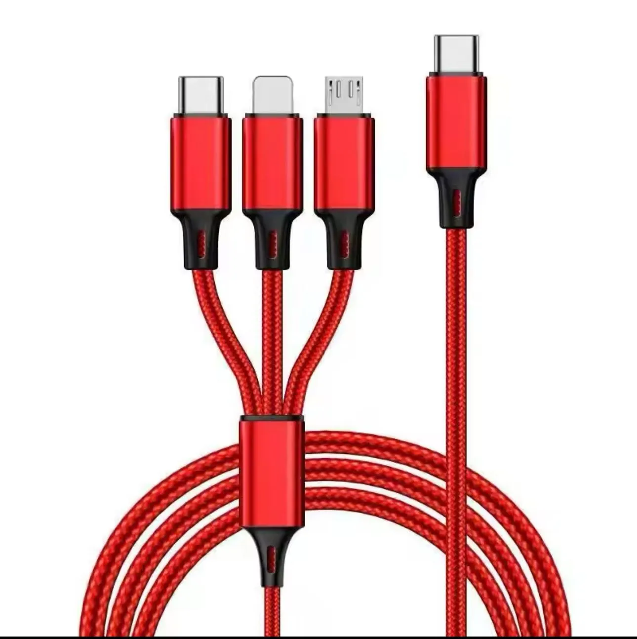 All-in-One Charging Solution - 3-in-1 Charger/ usb charger cable for car